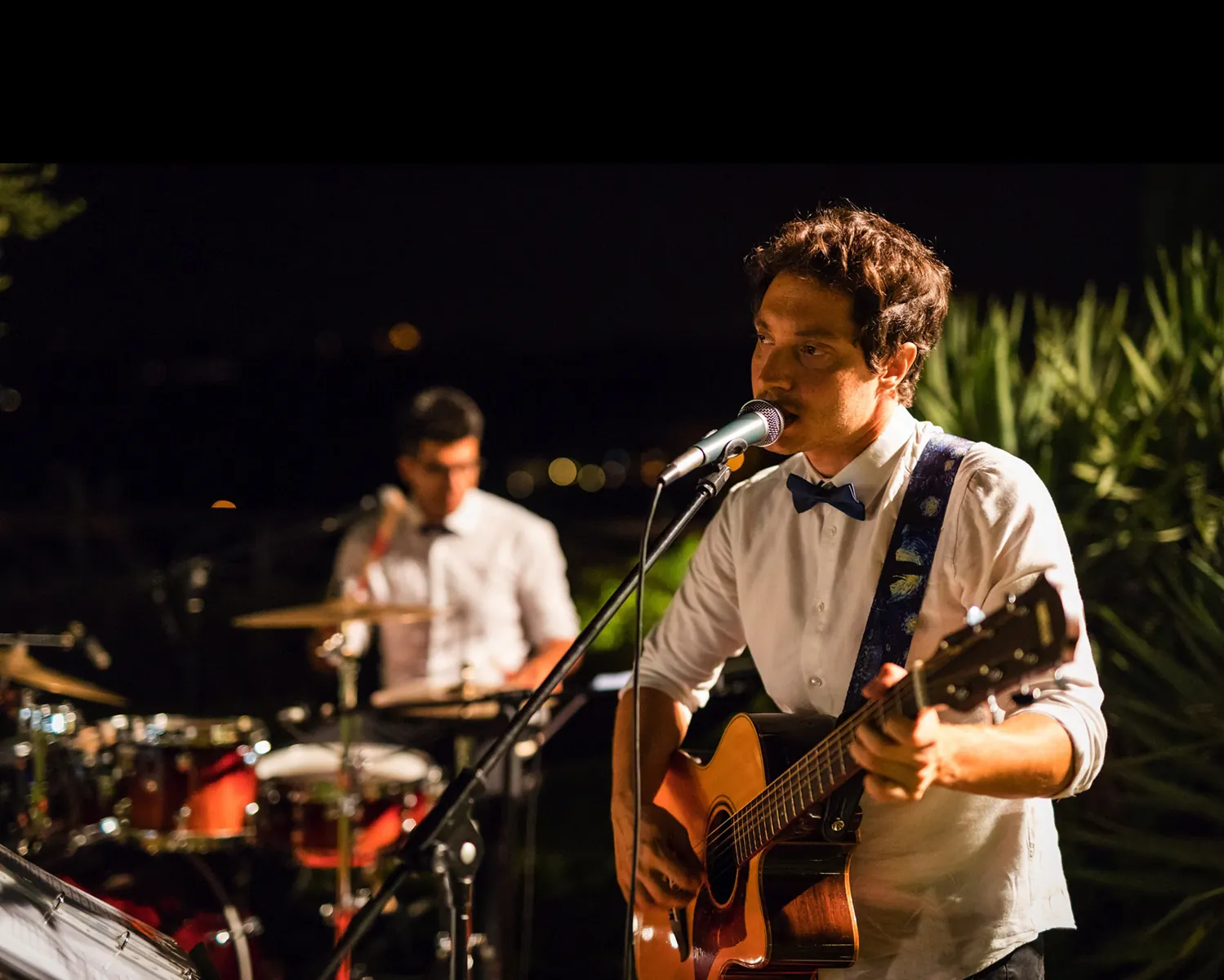 Luciano Baldan, chitarrista e cantante della band Jackpot